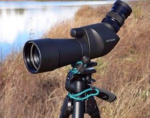 a spotting scope